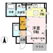 ピヴォワーヌの間取り画像