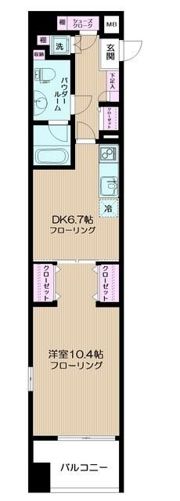 日神デュオステージ横濱マリンスクエアの間取り画像