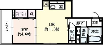 ラヴィベル本堅田の間取り画像