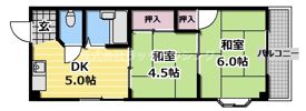 M‘プラザ竜田通の間取り画像