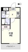 フローラ伊島の間取り画像