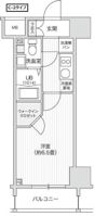 レジディア笹塚Ⅱの間取り画像