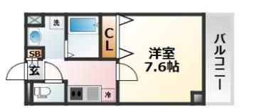 ロイヤルクィーンズパーク 吹田片山町の間取り画像