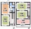 門真市垣内町貸家の間取り画像