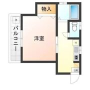コーポ白糸台第2の間取り画像