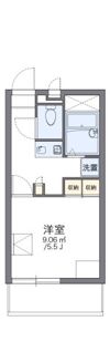 レオパレスブルーフォートの間取り画像