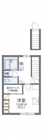 レオパレスフリージアの間取り画像