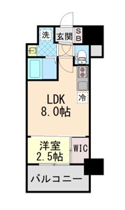 セレニテ元町アリエの間取り画像