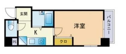 マンション花房の間取り画像