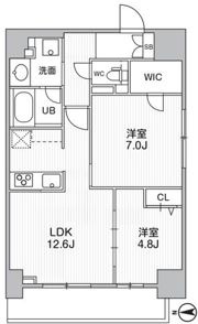 THEパームス熊野前の間取り画像