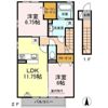 カルムM A棟の間取り画像