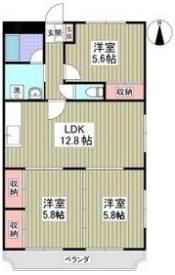 メゾンソレイユの間取り画像