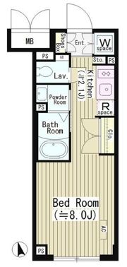 Centenario市谷二十騎町の間取り画像