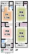 門真ヴィンテージテラスの間取り画像