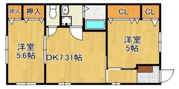 コーポカーペンターIIの間取り画像