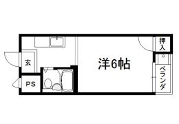 マンションカツマの間取り画像