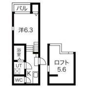 ハーモニーテラス福田町Ⅱの間取り画像