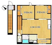 プランドールリサの間取り画像