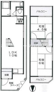 米崎町テラスの間取り画像