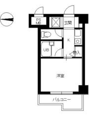 スカイコート文京小石川の間取り画像