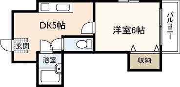 ウィンディア五日市 B棟の間取り画像