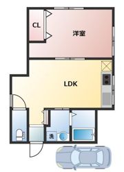 アパート 三鷹市井の頭2丁目の間取り画像