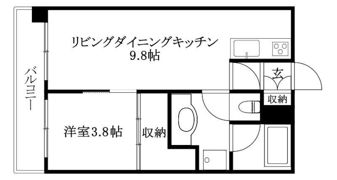 ヴァレーレ喜与町の間取り画像