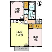 ルミナス・ナカジマ Cの間取り画像