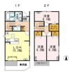西伊場貸家の間取り画像