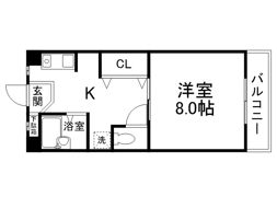 プラーフ湊川の間取り画像