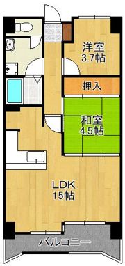 トーカンマンション高炉台公園の間取り画像