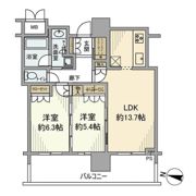 ローレルタワー梅田の間取り画像