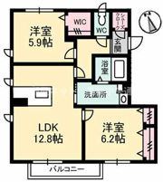 プロヌーブ Nキュービックの間取り画像