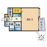 セレステ筑紫丘の間取り画像