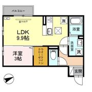 光レジデンス Bの間取り画像