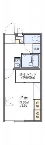 レオパレス中組の間取り画像