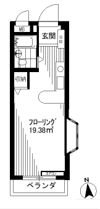 コーポザルツブルグの間取り画像