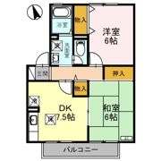 グランドール渡辺 Aの間取り画像