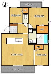 D-ROOM HILLS 泉台の間取り画像