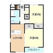 カーサ・ドルチェの間取り画像