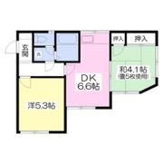 西花苑ハイツの間取り画像