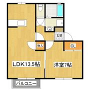 ベルエポック稲荷前の間取り画像
