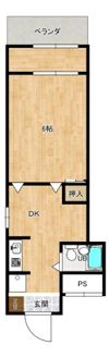 スペース九条の間取り画像