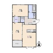 ウエストコートフェリーチェⅠの間取り画像