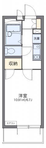 レオパレスマイムの間取り画像