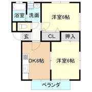 桂コーポ南区の間取り画像