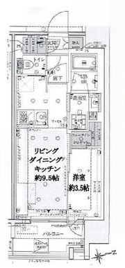 イニシア北千住レジデンスの間取り画像