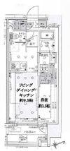 イニシア北千住レジデンスの間取り画像