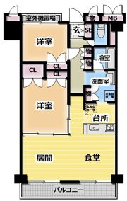 ソルジェンテ高殿の間取り画像