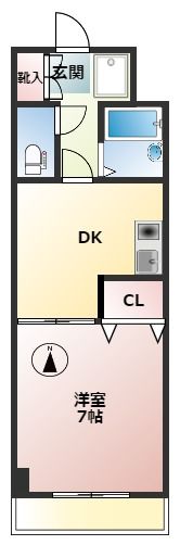 クレアシオン大山の間取り画像